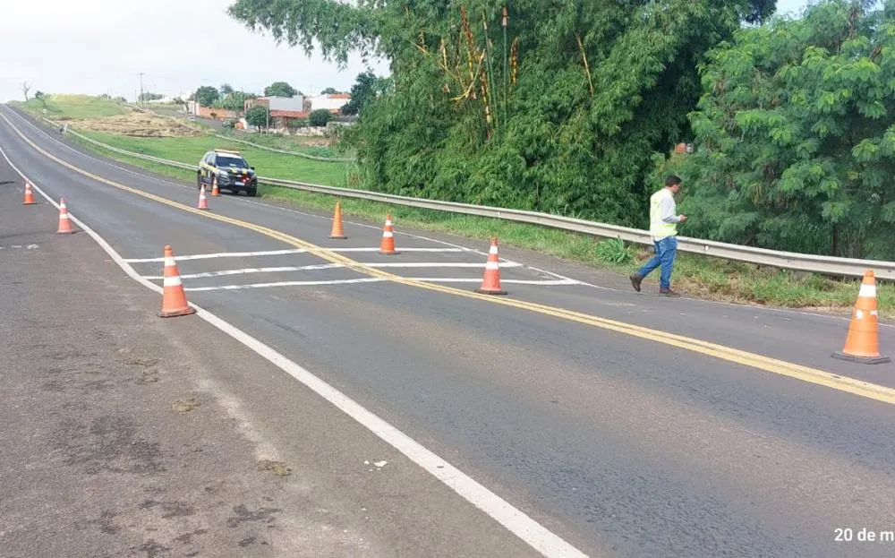 O bloqueio compreende o trajeto entre a última rotatória da avenida Antártica até o trevo de acesso ao município de Lupércio - Foto: Divulgação