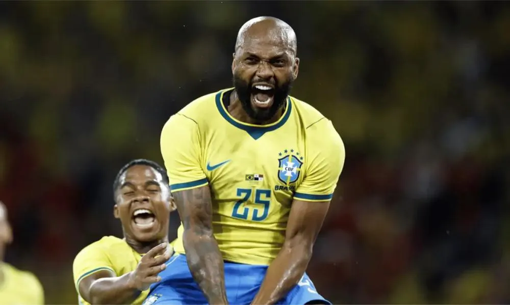 Brasil vence por 6 a 2, com quatros gols dos reservas na segunda etapa - Foto:Rafael Ribeiro/CBF/Divulgação